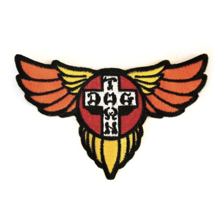 DOGTOWN WINGS EMBROIDERED PATCH