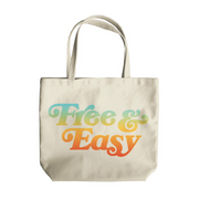 FREE & EASY DON'T TRIP TOTE BAG (Natural)